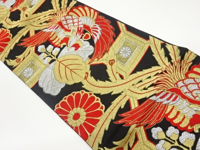JAPANESE FUKURO OBI / WOVEN PAULOWNIA